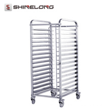 2017 National Standard Kitchen Food Meat Stainless Steel Food Trolley